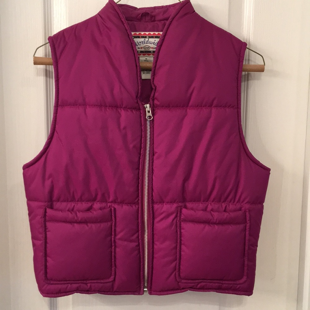 Nice purple puffer vest